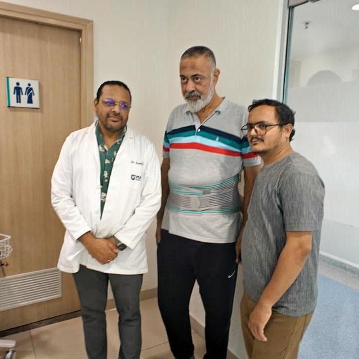 Jasim Hadi Jasim Al Ameri - L3-L4-L5 Decompression and Fixation Surgery Patient