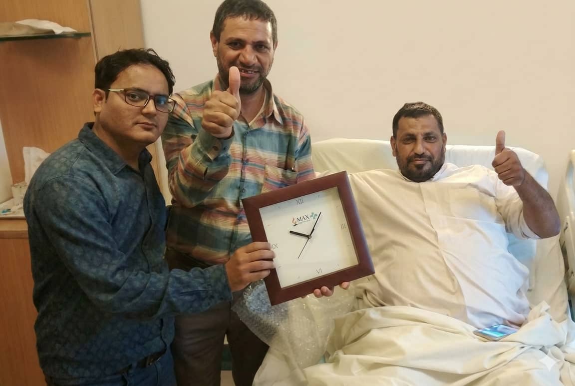Hayder Abduljabbar Abbood Al-Tameemi - Total Knee Replacement Patient