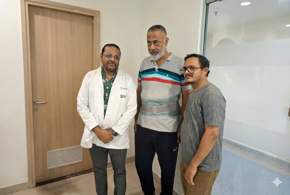 Jasim Hadi Jasim Al Ameri - L3-L4-L5 Decompression and Fixation Surgery Patient